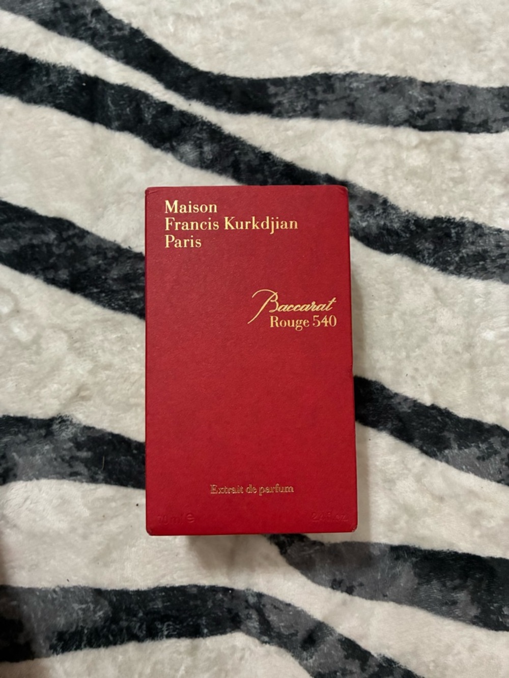 Maison Francis Kurkdjian Baccarat Rouge 540 - Red and Gold Box